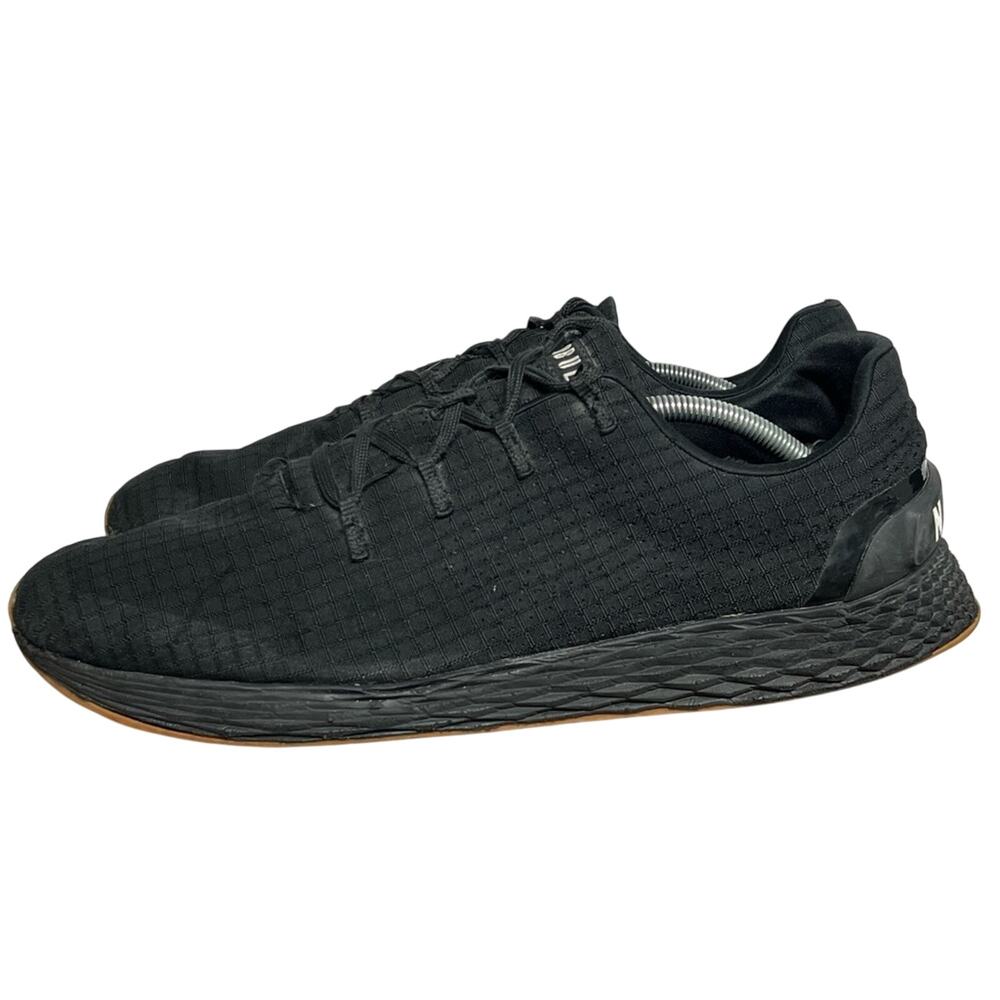 NOBULL Men’s 13 Black Grey Allday Ripstop Runner Shoes Gum Soles